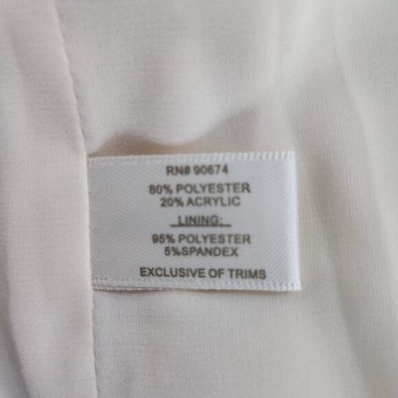 Boston Proper Pink and Cream Tweed Blazer with Shoulder Cutouts Size 4 NWOT - Picture 11 of 13